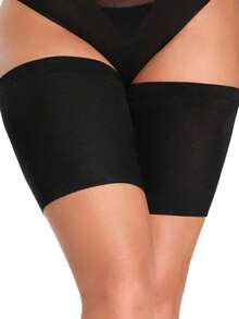1 Pair 680D Sports Compression Leg Warmers, Slimming Thigh-High Leg Sleeves For Thick Legs, Pressure Leg Wraps, Elastic Calf Support Sleeves - Multicolor - View 4