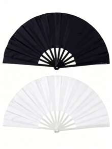 1/2/3PCS, Foldable Kung Fu Tai Chi Handheld Pop-Up Fan, Suitable For Music Festival, Club, Event, Party, Dance, Performance - Multicolor - View 15