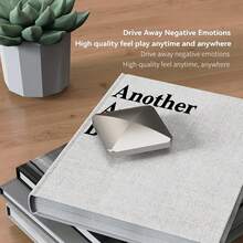 1PC Aluminum Alloy EDC Stress Relief Toy, Square And Hexagonal Desktop Dynamic Rotating , Rolling And Throwing Adult Stress Relief Toy, Portable Desk Accessory, Used To Relieve Anxiety, Available In Black, Gold, And Silver - Multicolor - View 6