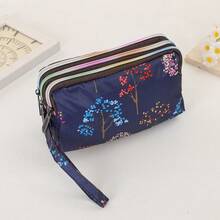 Women's Clutch Bag, 3-Layer Long Wallet, Large Capacity Key Pouch, Casual Phone Bag, Women's Wallet - Multicolor - View 4