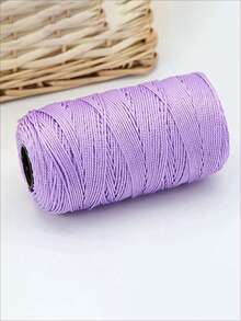 1PC Polyester Yarn 220Metre Knitted Crochet Cords For DIY Handbag Basket Purse Hat Trapillo Nylon Thread Round Rope - A - View 14
