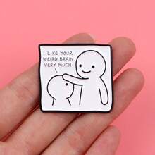 Lapel Enamel Pins And Brooches Badge Pins For Backpacks Bags Backpack Cool Decoration Friend For Gifts - Multicolor - View 8