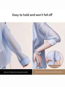 2/4/6/8/10pcs Cuff Fixing Bands, Non-Slip Arm Bands, Comfortable & Non-Constricting, Seamless, Detachable, Suitable For Long Sleeve Shirts, Blouses, Sweatshirts, Etc., Can Shorten Sleeve Length And Tighten Cuffs - Multicolor - View 4