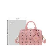 Mcm Ella Senior Visionary Lady Shoulder Strap Handbag - 粉色MWBFAEA03PZ001 - 查看 7