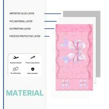 1 Set 15.3*10.6 Inch Laptop Shell Decorative Sticker Suitable For HP Apple Compaq/Apple//HP///15.6 Inch-16 Inch And Below All Series Laptop Printed Pattern DIY Residue-Free Scratch-Resistant Protective Sticker (Includes 2 Wrist Rest Stickers) - View 8
