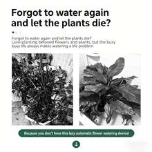 Automatic Plant Watering Spike Set With Adjustable Drip Irrigation, Suitable For Indoor And Garden Plants - A - View 7