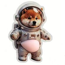3D Sticker 可爱3D贴纸 可爱柴犬小狗贴纸 手机壳装饰贴纸 附赠1个TPR材质柔软可捏的解压玩具 - 彩色 - 查看 16