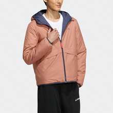 Adidas Comfortable And Soft Reversible Sports Jacket With Logo Print For Men. - Brown - View 5
