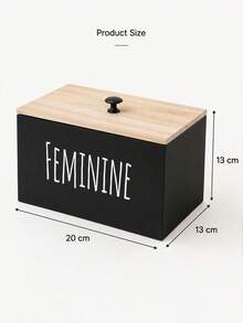 Aesthetic Tampon Storage Box With 3 Slots Anti Dust Cover Premium Multifunctional Bathroom Storage Box For Housewives Handy Jewelry Organzierhair Accessories Organaizer To Hold Makeup Pads Travel Essential Home Decor Bathroom Accesssories - View 15