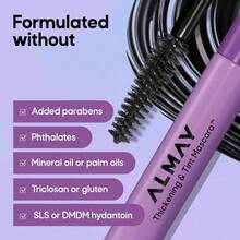 Mascara de Pestaas Thickening Mascara Tono Blackest Black 8.3ml - Negro - Ver 9
