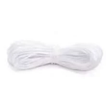 Silk Thread Satin Cord 2mm - 5 Meters Various Colors - Blanco - Ver 3