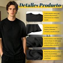 Camiseta con un divertido chiste de calabacín encurtido - Negro - Ver 3
