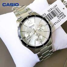 Casio 3-Eye Business Watch For Men, Waterproof Stainless Steel Quartz Wristwatch, Multi-Color Versatile Commute Watch - one-size - View 10