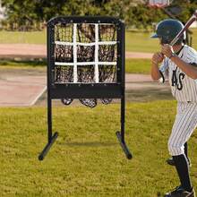 Pvc Practice Net Nine Grid Baseball Throwing Netball Softball Training Netball Sandbag Throwing Cross 9 Holes - Black - View 4