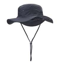 CAMEL CROWN Women's Outdoor Hiking Hat, Sun Protection Bucket Hat, UV Protection Sunshade, Western Cowboy Hat. - Dark Gray - View 5