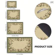 1pc Absorbent Drying Mat, Kitchen Decor Coffee Machine Mat, Handmade Coffee Pot Drip Tray, Kitchen Floor Mat, Table Mat, Kitchen Countertop Dish Drying Mat, Breakfast Mat, Heat Resistant Drip Tray With Non-Slip Backing, Diatomaceous Earth Drip Tray, Stain Hiding, Super Absorbent Kitchen Drip Tray, Easy To Clean Dish Rack Mat, Perfect For Kitchen, Dining Table, Coffee Shop, Bar, Holiday, Party, Home Decor, Holiday Gift - Multicolor - View 10