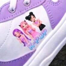 Zapato Para Niña Con Diseño K pop lila - Lila Púrpura - Ver 2
