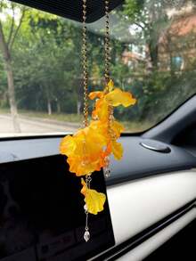 创意汽车挂饰，后视镜挂件汽车内饰装饰 - 白色 - 查看 17