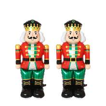130cm Nutcracker Nut Soldier Balloon, Christmas Soldier Balloon, Suitable For Christmas And New Year Decoration - Multicolor - View 6