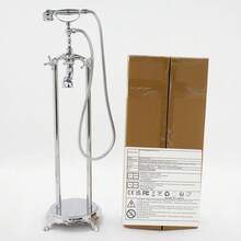 Freestanding Bathtub Faucet, Floor-Mounted Tub Filler, Bathtub Faucet - A - View 7