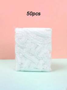50/100個一次性透明塑膠浴帽，防水髮帽，女性適用，飯店旅行必備配件，深層護髮清潔用品，適用於洗髮/化妝/洗澡/旅行/宿舍使用，便攜易用，浴室用品，洗浴配件，化妝工具 - 彩色 - 查看 16