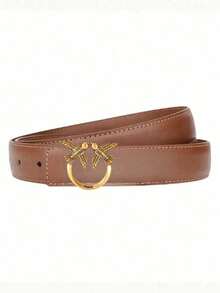 Ceinture pour femmes, ceinture de taille décorative minimaliste et polyvalente à la mode pour jeans et jupes - Multicolore - Voir 4