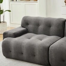 Bed Frames - Grey + Chenille + 2 Seat + Foam1 - View 10