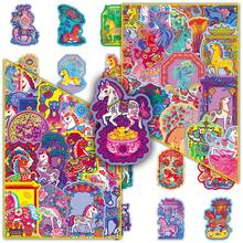 50pcs Cute Cartoon Year Of The Horse New Year Stickers, Personalized Creative Cool Decorative Wall Phone Ruler Decals - 50 Year Of the Horse New Year Stickers - View 1