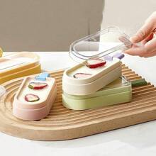 Transparent Ice Cream Mold, Soft Silicone Popsicle Mold, Tray, DIY Ice Cream And Sorbet Maker - Multicolor - View 5