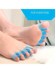 4Pcs Silicone Toe Separators Pads Unisex Soft Shock Absorption Toe Spacers Anti-Slip Anti-Wear Lightweight Foot Pads Insoles Comfortable Toe Cushions For Daily Wear Walking Running - A - 查看 8