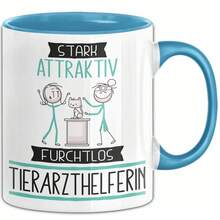 24-Hour Delivery In Mexico. Vet Assistant Mug - Gift - Strong, Attractive, Fearless Vet Assistant - Funny Gift Idea. Funny Coffee Mugs To Give As Gifts For Birthdays, Christmas, And Easter, As Well As For Everyday Use At Home Or In The Office. 11 Oz / 325 Ml Ceramic Mug. - 2 - 查看 1