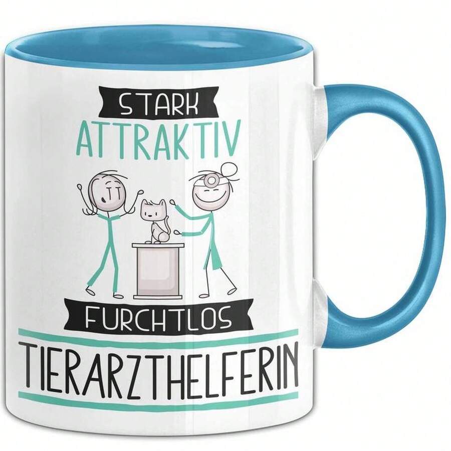 24-Hour Delivery In Mexico. Vet Assistant Mug - Gift - Strong, Attractive, Fearless Vet Assistant - Funny Gift Idea. Funny Coffee Mugs To Give As Gifts For Birthdays, Christmas, And Easter, As Well As For Everyday Use At Home Or In The Office. 11 Oz / 325 Ml Ceramic Mug. - 2 - 查看 1