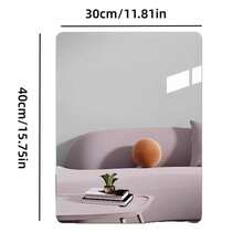 Acrylic Mirror Self-Adhesive Full Length Mirror Wall Mounted No Drilling Soft Mirror Home DIY Floor Mirror Dressing Mirror - Silver Lenses - View 9