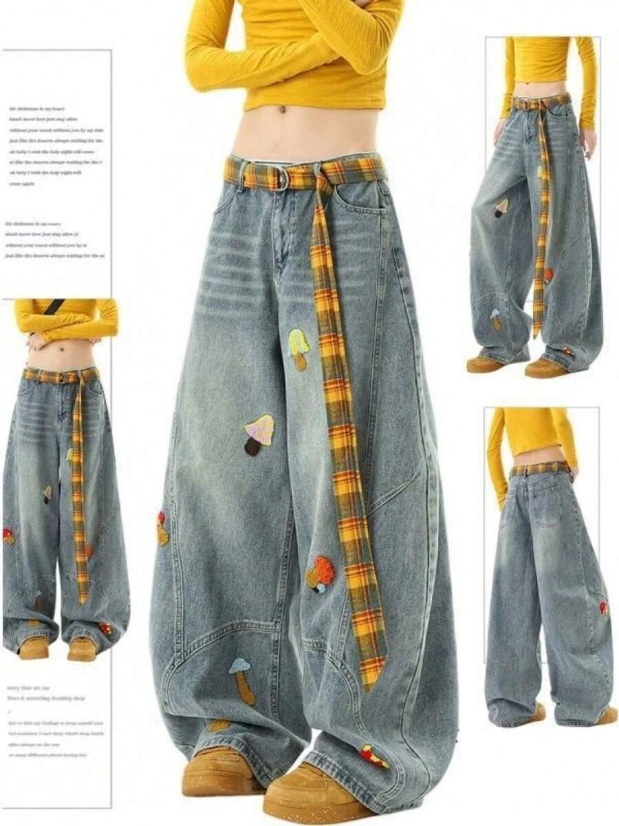 Women Pants - Blue - View 1