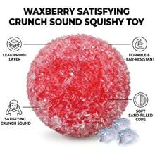 1pc Fructose Ice Cream Handmade Squishy, Shapeable Sound-Making Stress Ball, Soft Squeeze Toy, Suitable For Adults - Multicolor - View 3