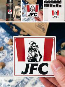 1Pc JFC Sticker Jesus Facepalm Funny Decal For Laptop Car Tumbler Water Bottle Vinyl Sticker​ - 1pc - View 1