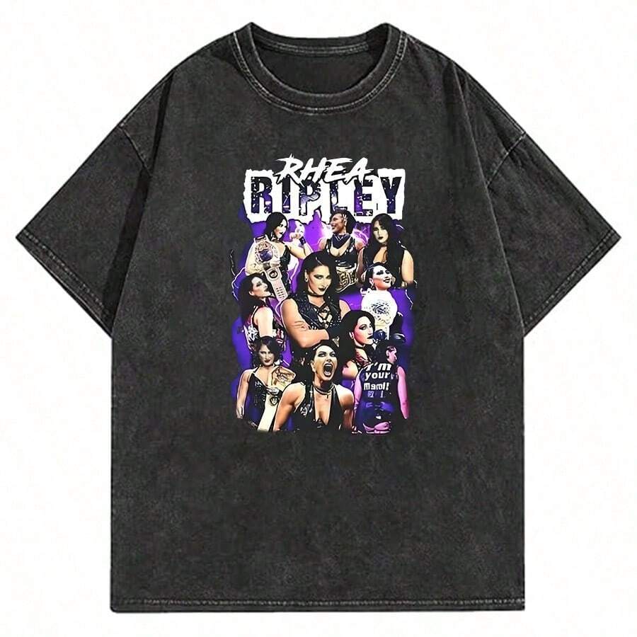 Ric Flair T-Shirt, Wrestling Champion, Legend Of The Ring, Wooooo - Yellow - View 1