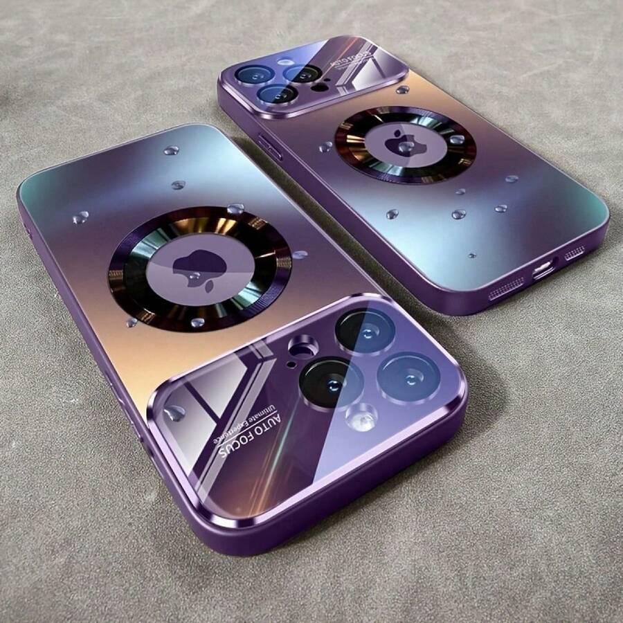 [Shipped Locally Within 24 Hours] Phone Case: Magnetic CD-Style Case With Large Viewing Window, Compatible With The Latest 17/16/15/14/13/12 Models (Pro Max/Plus/Pro/Air). Full-Coverage Shockproof Case Made Of TPU Material. - 5 - View 1