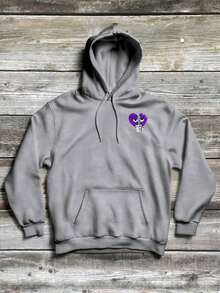 Basic Kangaroo Hoodie, Cold Weather Sweatshirt With Hood, Men's And Women's Streetwear Vibes, Winter Fashion - 灰色 - 查看 4