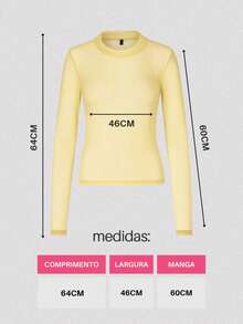Blusa Manga Longa Tule Feminina Onça Poá Xadrez Transparente Segunda Pele Plus Size Moda Trend Blusa Manga Longa Tule Feminina Onça Poá Xadrez Transparente Segunda Pele Plus Size Moda Trend - FLORES - Visão 4