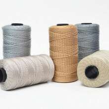 1PC Polyester Yarn 220Metre Knitted Crochet Cords For DIY Handbag Basket Purse Hat Trapillo Nylon Thread Round Rope - A - View 1