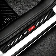 Carbon Fiber Color Car Door Threshold Protector Stickers Pedal Guards For Chevrolet Trunk Sill Scuff Plate Accessories - LE - View 8