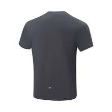 LI-NING Ice-Sensitive UV Protection T-Shirt, Men's Summer Breathable Running & Training Tee ATSW195 - Cold Ebony Black - View 3