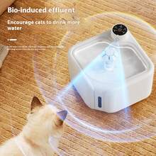 Large Capacity Automatic Pet Water Fountain, Cat/Dog/Pet Water Fountain/Pet Toy, USB Powered, No Battery Required, Quiet Operation/ And Reliable/Automatic Water Circulation, Best Gift For Pet Owners, Large Capacity Cat Water Fountain, USB Low Voltage Powered Automatic Pet Water Dispenser, Suitable For Multiple Pets More - 1L - View 2