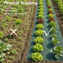 Control Tape With 11 Ground Pegs, Green And Black, Suitable For Greenhouses, Vegetable Gardens, Orchards, Courtyards, And Paths. Breathable And Water-Permeable, It Controls Weeds Beautifully, Is Easy To Lay, And Is Available In Multiple Sizes. - Y-lH - View 2