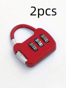 5pcs Premium Metal Combination Padlocks, 3-Digit Combination Locks, Suitable For Suitcases, Travel Bags, Mini Anti-Theft Locks, Drawer Locks, Ideal Accessories For Travel, Also Suitable For Gym Lockers, Suitcases And Backpacks, Portable - Multicolor - View 21