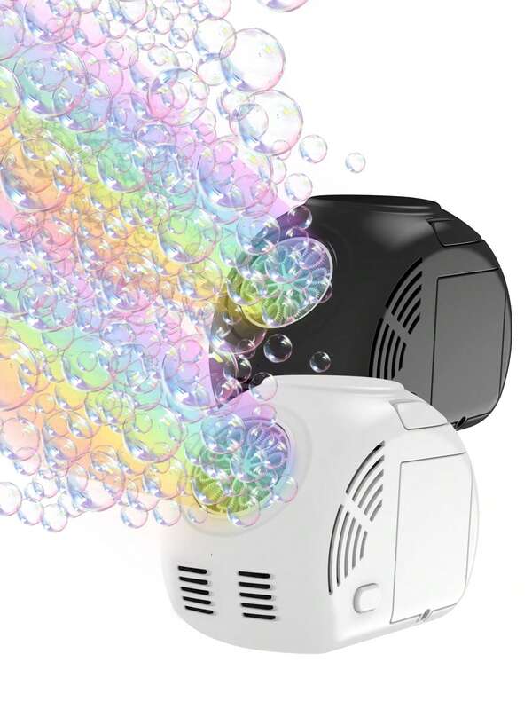Children's Handheld Bubble Machine Toy - Fully Automatic, One-Button Bubble Production, Compact And Portable. Suitable As A Gift Toy For Boys And Girls For Outdoor Play (Battery And Bubble Water Provided By The Buyer)