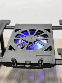 USB Cooling Laptop Stand, Adjustable Height Ergonomic ABS Laptop & Tablet Riser, Foldable Portable Desktop Holder For Office & Daily Use - View 11