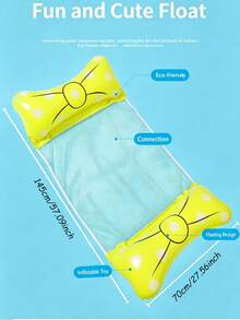 1 Set Summer Adult Pool Wave Floating Mat, Thickened Inflatable Pool Lounge Chair, Multi-Functional PVC Water Floating Bed Chair, Uninflated, Fabric Floating Hammock, Adult Inflatable Pool Floating Mat, Lake Floating Raft, Fun Summer Outdoor Water Party, Pool Inflatable Toy, Beach Essential, Pool Floating Mat, Air Pump And Waterproof Phone Bag Sold Separately - Multiple Styles - View 11