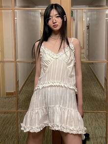 Women Midi Dresses - White - View 5
